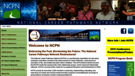 What Ncpn.info website looked like in 2016 (7 years ago)