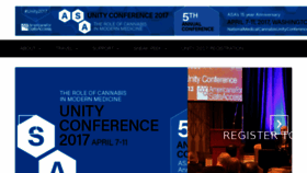 What Nationalmedicalcannabisunityconference.org website looked like in 2016 (7 years ago)