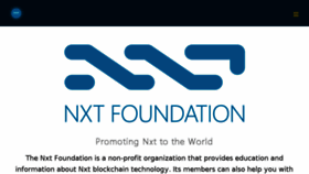 What Nxtfoundation.org website looked like in 2016 (7 years ago)
