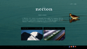 What Necton.pt website looked like in 2016 (7 years ago)