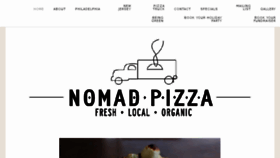 What Nomadpizzaco.com website looked like in 2016 (7 years ago)
