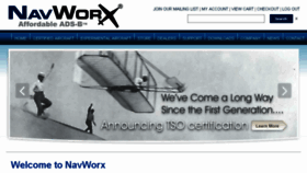 What Navworx.com website looked like in 2016 (7 years ago)