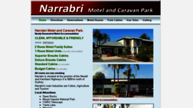 What Narrabrimotel.com.au website looked like in 2016 (7 years ago)