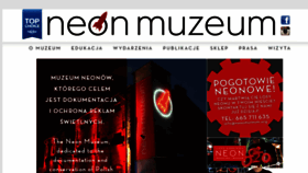 What Neonmuzeum.org website looked like in 2016 (7 years ago)