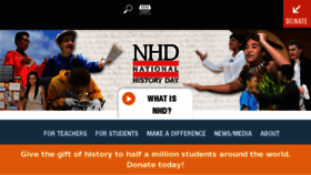 What Nationalhistoryday.com website looked like in 2016 (7 years ago)