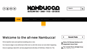 What Nambucca.co.uk website looked like in 2016 (7 years ago)