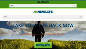 What Newlife.com website looked like in 2016 (7 years ago)
