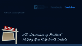 What Ndrealtors.com website looked like in 2016 (7 years ago)