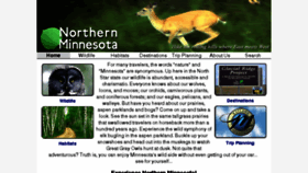 What Northernminnesota.org website looked like in 2016 (7 years ago)