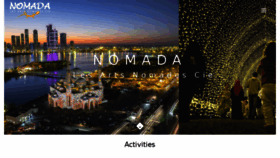 What Nomada.fr website looked like in 2016 (7 years ago)