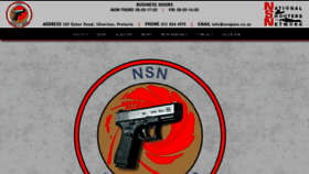 What Nsnguns.co.za website looked like in 2017 (7 years ago)