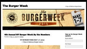 What Nyburgerweek.com website looked like in 2017 (7 years ago)