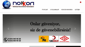 What Nokkon.com.tr website looked like in 2017 (7 years ago)
