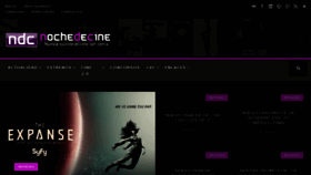 What Nochedecine.com website looked like in 2017 (7 years ago)