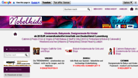What Nobelkids.de website looked like in 2017 (7 years ago)
