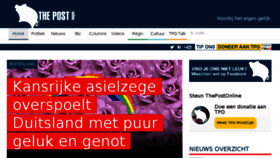 What Nieuws.thepostonline.nl website looked like in 2017 (7 years ago)