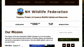 What Nhwf.org website looked like in 2017 (7 years ago)
