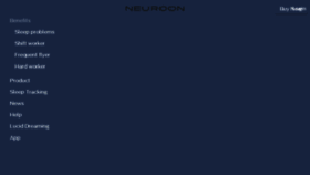 What Neuroon.com website looked like in 2017 (7 years ago)
