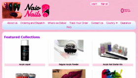 What Naio.co.uk website looked like in 2017 (7 years ago)
