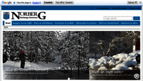 What Norberg.se website looked like in 2017 (7 years ago)