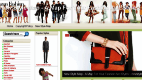 What Newstylemap.com website looked like in 2017 (8 years ago)
