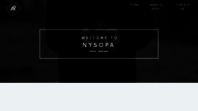 What Nysopa.com website looked like in 2017 (7 years ago)