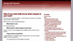 What Nonprofithearts.net website looked like in 2017 (7 years ago)