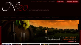 What Numero20.com website looked like in 2017 (7 years ago)