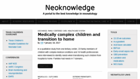 What Neoknowledge.org website looked like in 2017 (7 years ago)