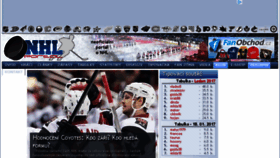 What Nhlportal.cz website looked like in 2017 (7 years ago)