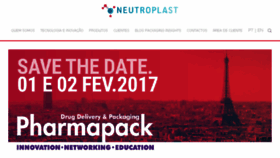 What Neutroplast.com website looked like in 2017 (7 years ago)