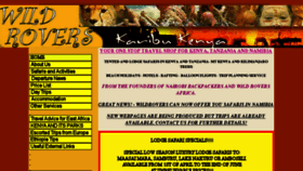 What Nairobibackpackers.com website looked like in 2017 (7 years ago)