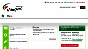 What Nunspeet.nl website looked like in 2017 (7 years ago)