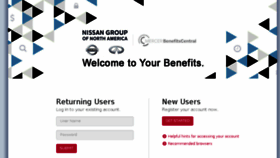 What Nissan.mercerbenefitscentral.com website looked like in 2017 (7 years ago)