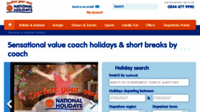 What Nationalholidays.com website looked like in 2017 (7 years ago)