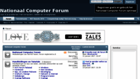 What Nationaalcomputerforum.nl website looked like in 2017 (7 years ago)