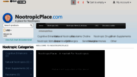 What Nootropicplace.com website looked like in 2017 (7 years ago)