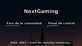 What Nextgaming.net website looked like in 2017 (7 years ago)