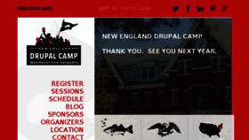 What Newdcamp.com website looked like in 2017 (7 years ago)