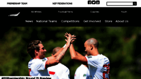 What Nzfootball.co.nz website looked like in 2017 (7 years ago)