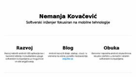 What Nemanjakovacevic.net website looked like in 2017 (7 years ago)