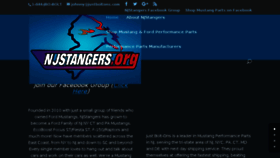 What Njstangers.org website looked like in 2017 (7 years ago)