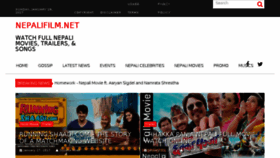 What Nepalifilm.net website looked like in 2017 (7 years ago)