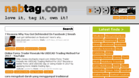 What Nabtag.com website looked like in 2017 (7 years ago)