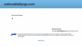 What Nationaldailyngr.com website looked like in 2017 (7 years ago)