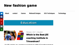 What Newfashiongame.com website looked like in 2017 (7 years ago)