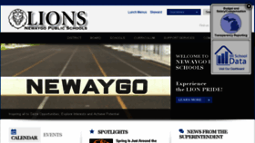 What Newaygo.net website looked like in 2017 (9 years ago)