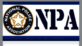 What Nationalpoliceassociation.com website looked like in 2017 (7 years ago)