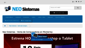 What Neosistemas.net website looked like in 2017 (7 years ago)