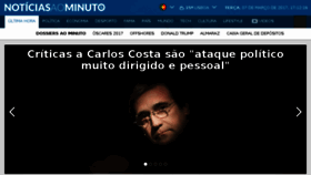 What Noticiasaominuto.pt website looked like in 2017 (7 years ago)